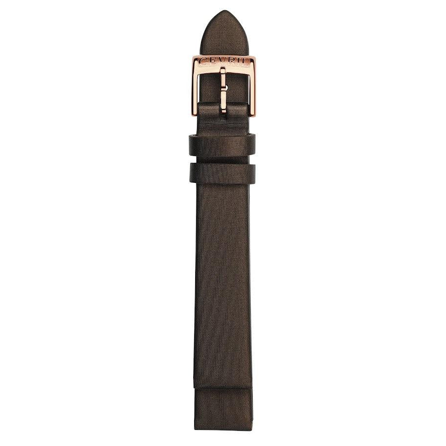 Gevril-Luxury-Swiss-Watches-Gevril 16mm Handmade Satin Leather Strap with Tang Buckle-GEV16.19.04.8