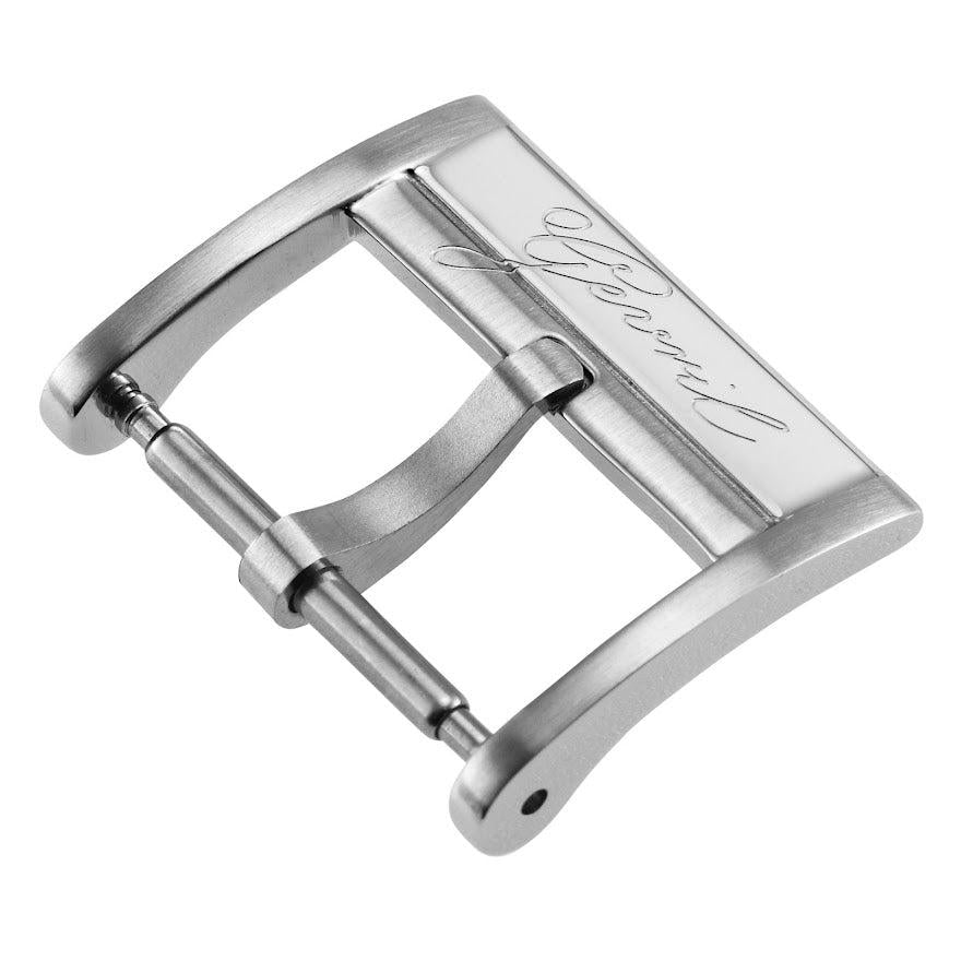 Gevril-Luxury-Swiss-Watches-Gevril 18mm Brushed And Polished Stainless Steel Tang Buckle-GEV18.3.4.5