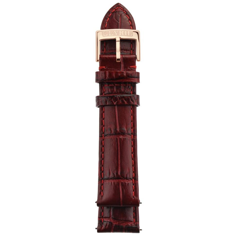 Gevril-Luxury-Swiss-Watches-Gevril 20mm Alligator Pattern Leather Strap-GEV20.18.02.8