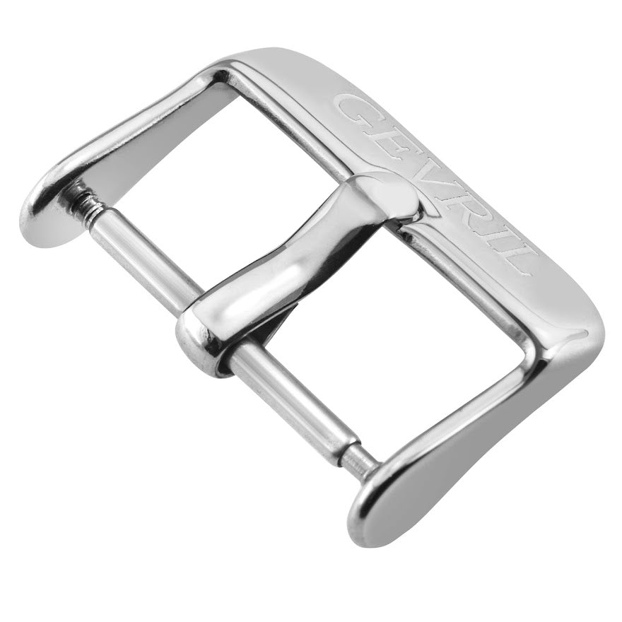 Gevril-Luxury-Swiss-Watches-Gevril 20mm Polished Stainless Steel Tang Buckle-GEV20.1.4.5.R