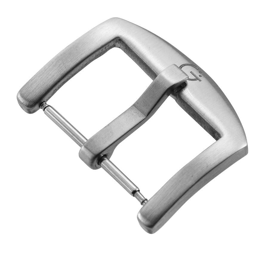 Gevril-Luxury-Swiss-Watches-Gevril 22mm Brushed Stainless Steel Tang Buckle-GEV22.2.4.5