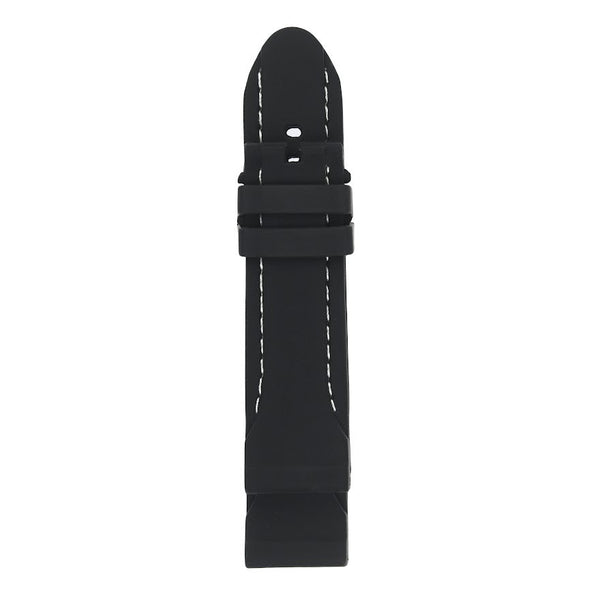 Gevril 24mm Stitched Rubber Strap