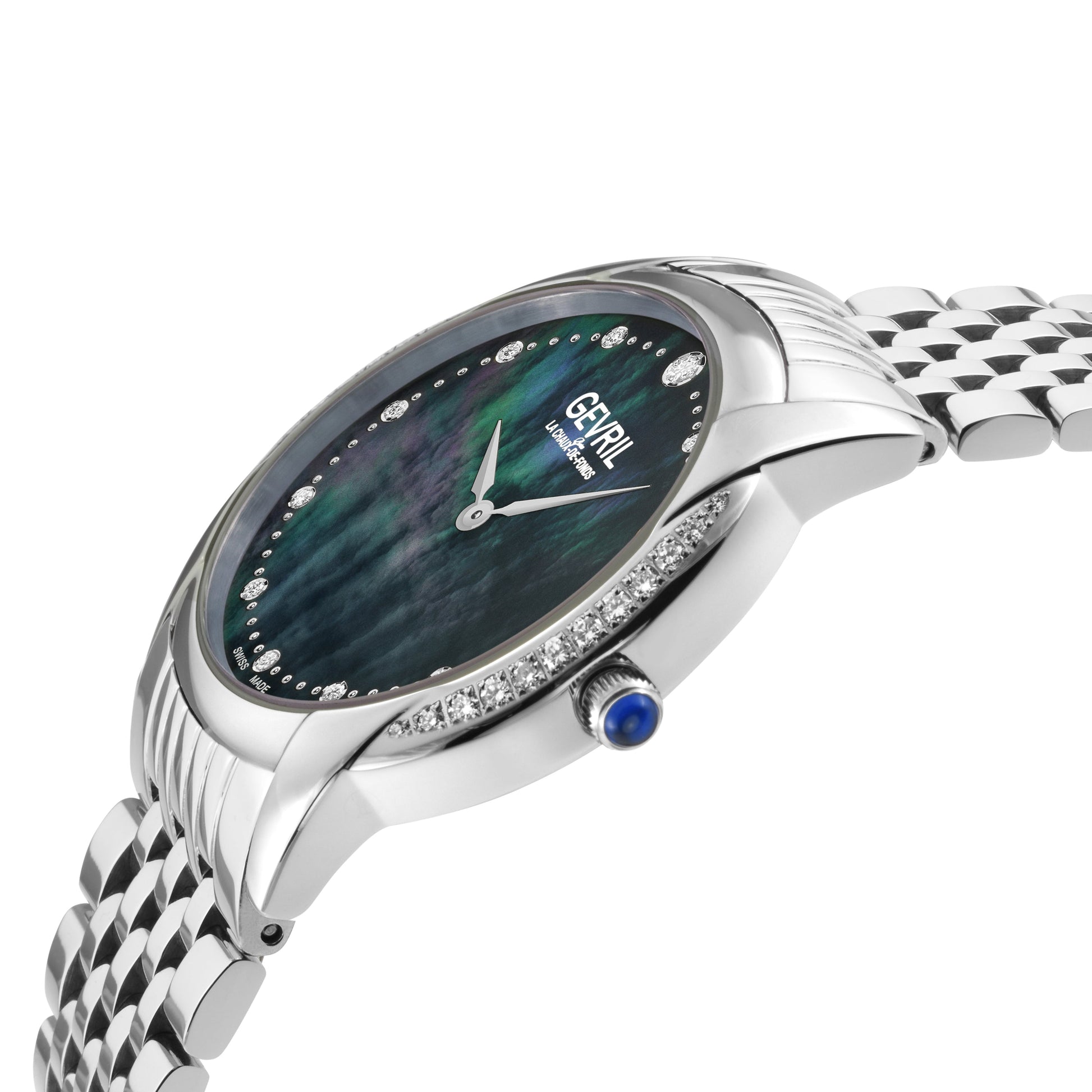 Gevril-Luxury-Swiss-Watches-Gevril Airolo - Diamond-13147B
