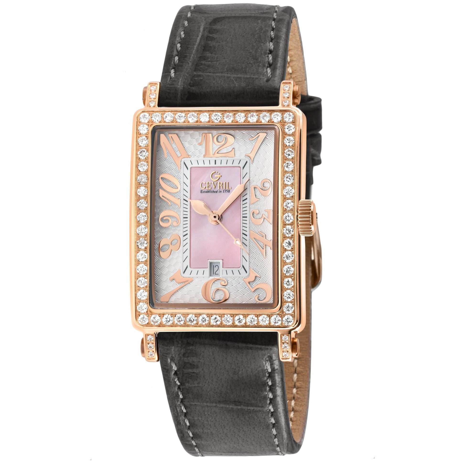 Gevril-Luxury-Swiss-Watches-Gevril Avenue of Americas Mini - Diamond-7345RL