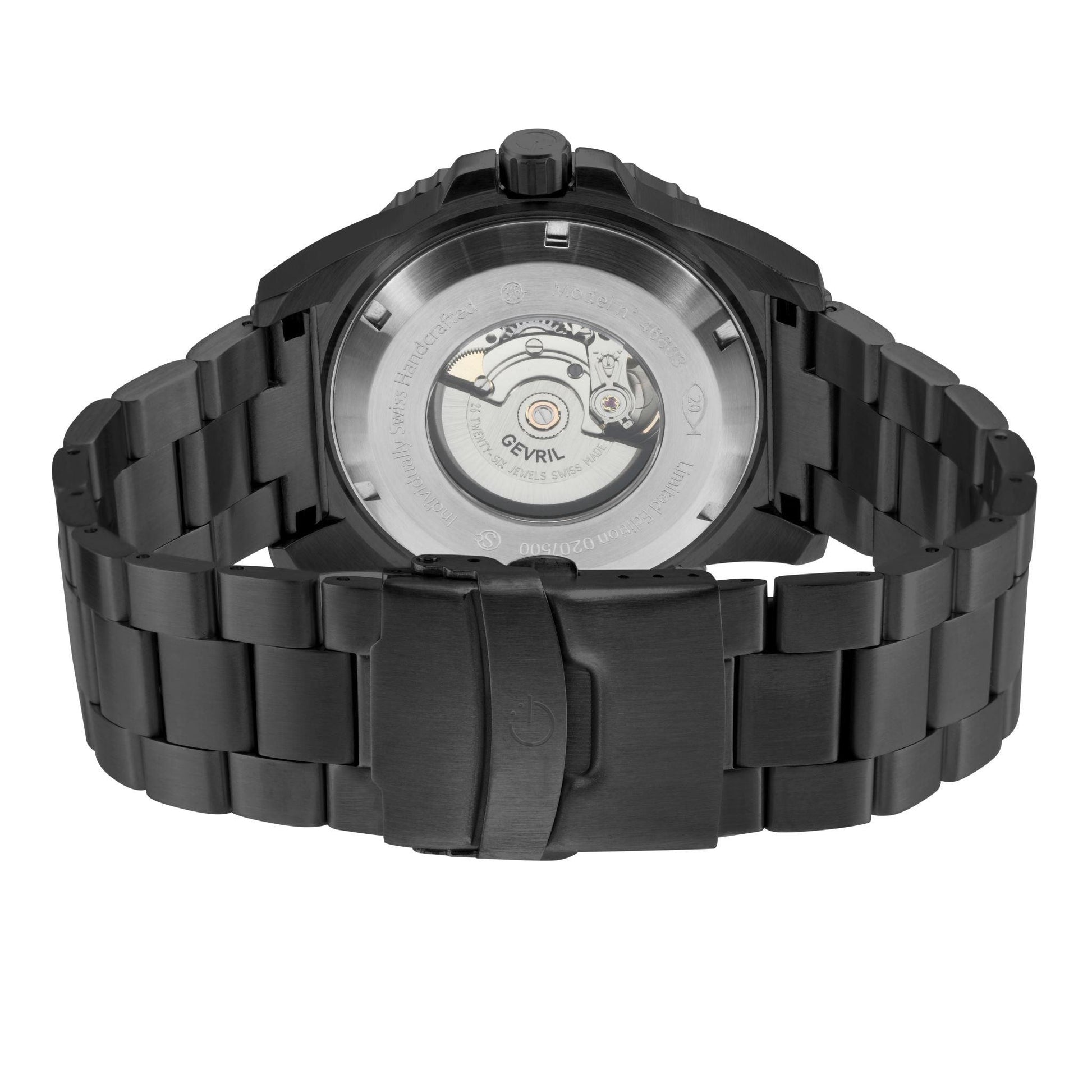 Gevril-Luxury-Swiss-Watches-Gevril Canal Street Bold Automatic Diver-