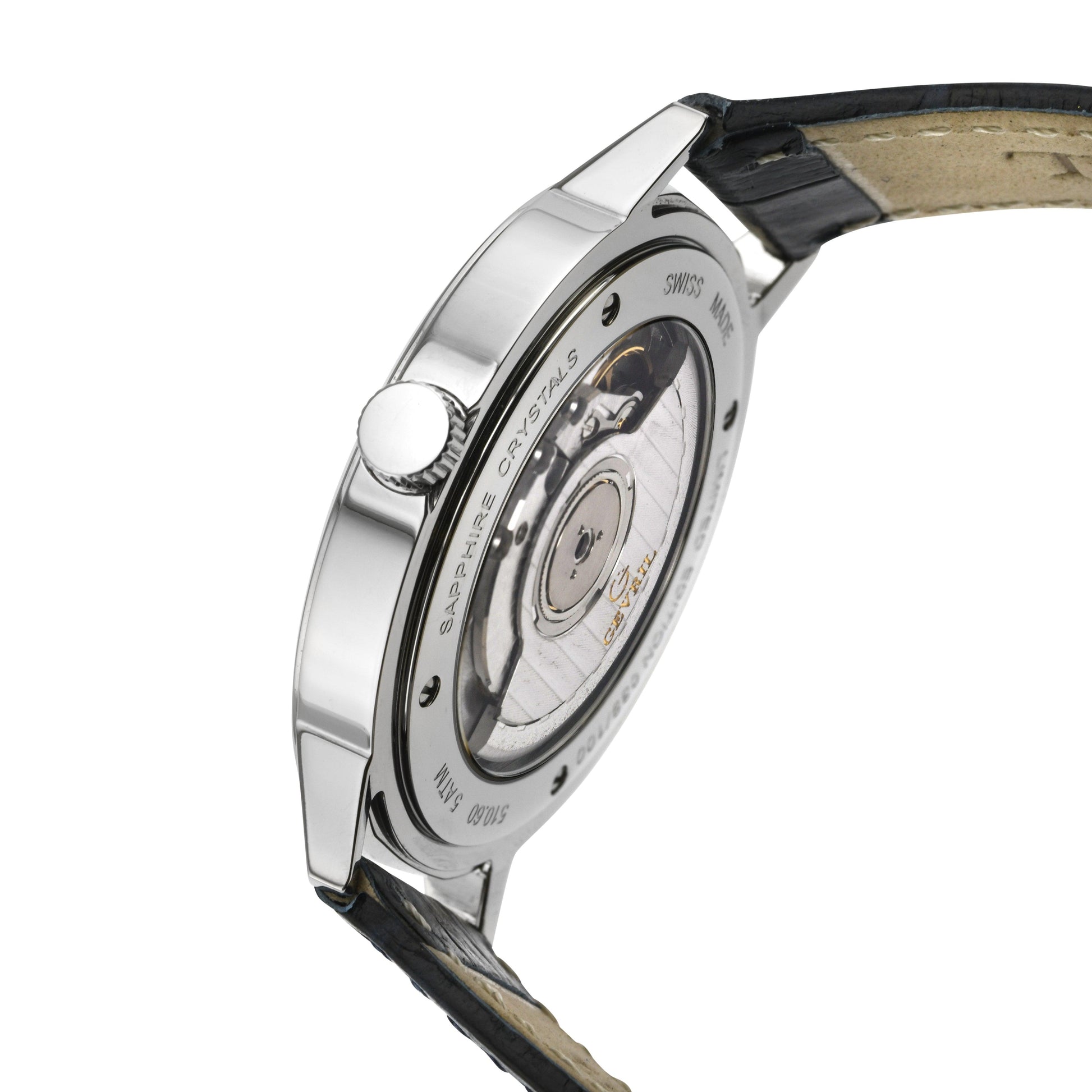 Gevril-Luxury-Swiss-Watches-Gevril Guggenheim Ultra Thin 3.6mm Automatic-