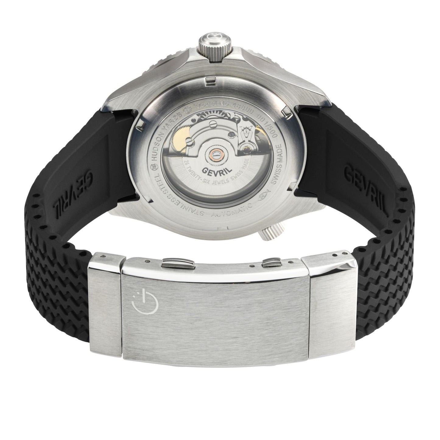 Gevril-Luxury-Swiss-Watches-Gevril Hudson Yards - Rubber-