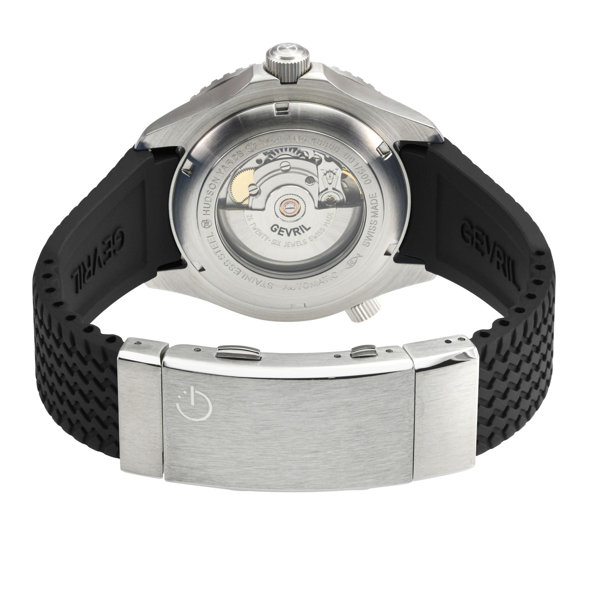 Gevril-Luxury-Swiss-Watches-Gevril Hudson Yards - Rubber-
