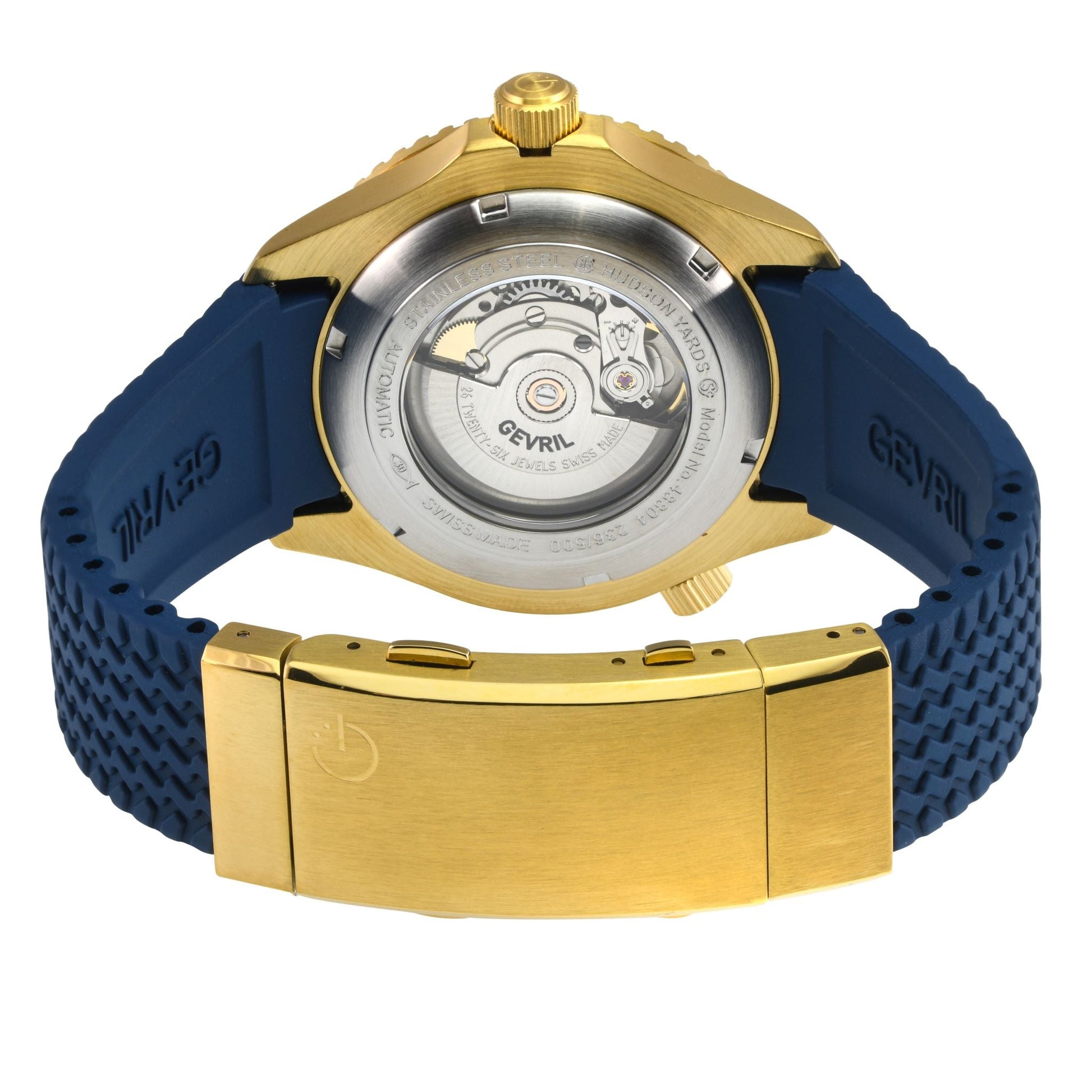 Gevril-Luxury-Swiss-Watches-Gevril Hudson Yards - Rubber-
