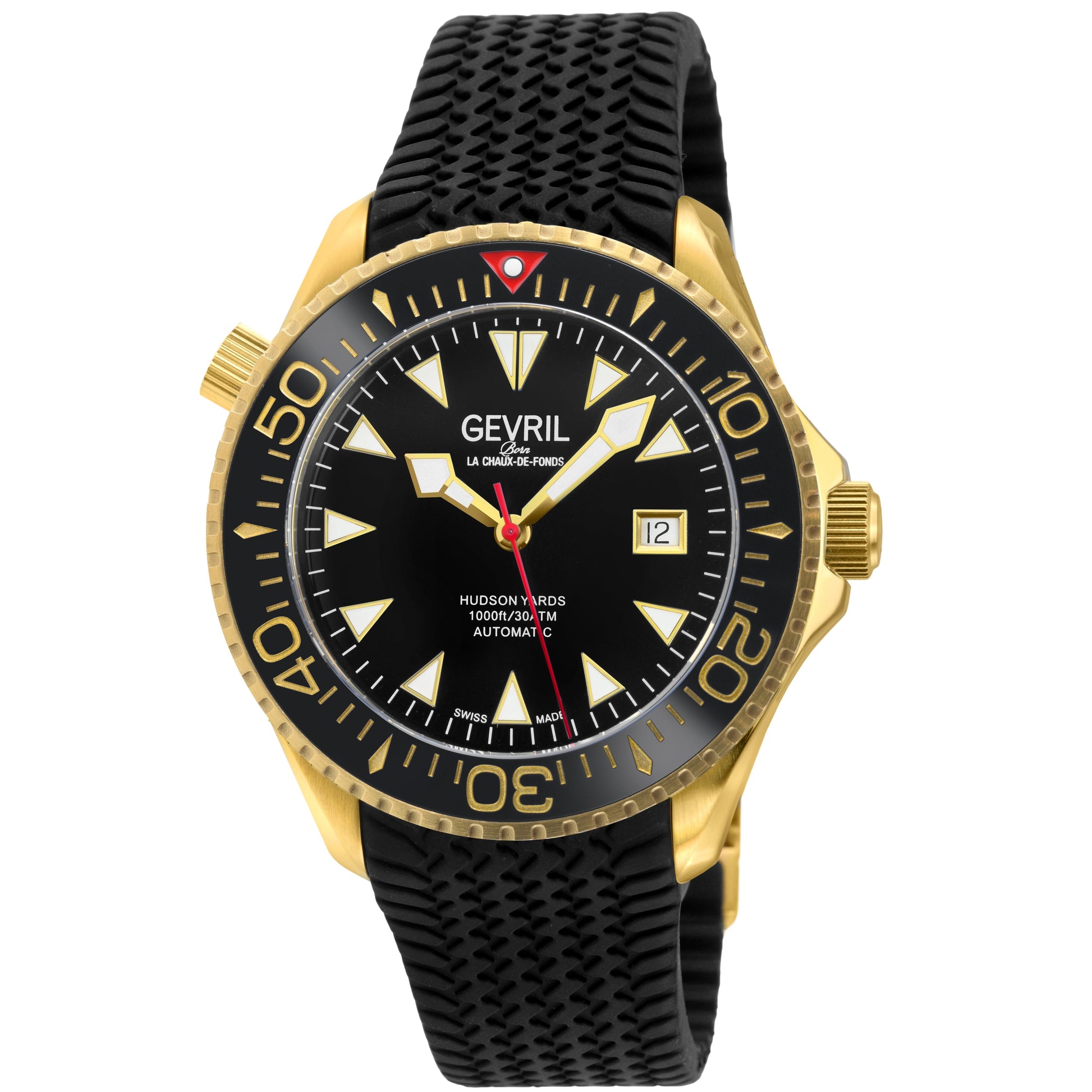 Gevril-Luxury-Swiss-Watches-Gevril Hudson Yards - Rubber-