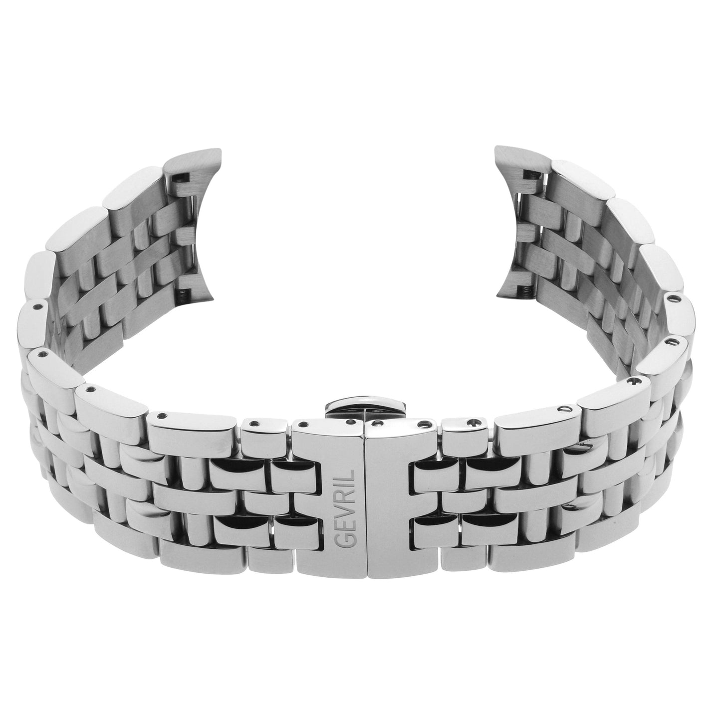 Gevril-Luxury-Swiss-Watches-Gevril Madison 20MM Metal Bracelet-GEV20.43.M