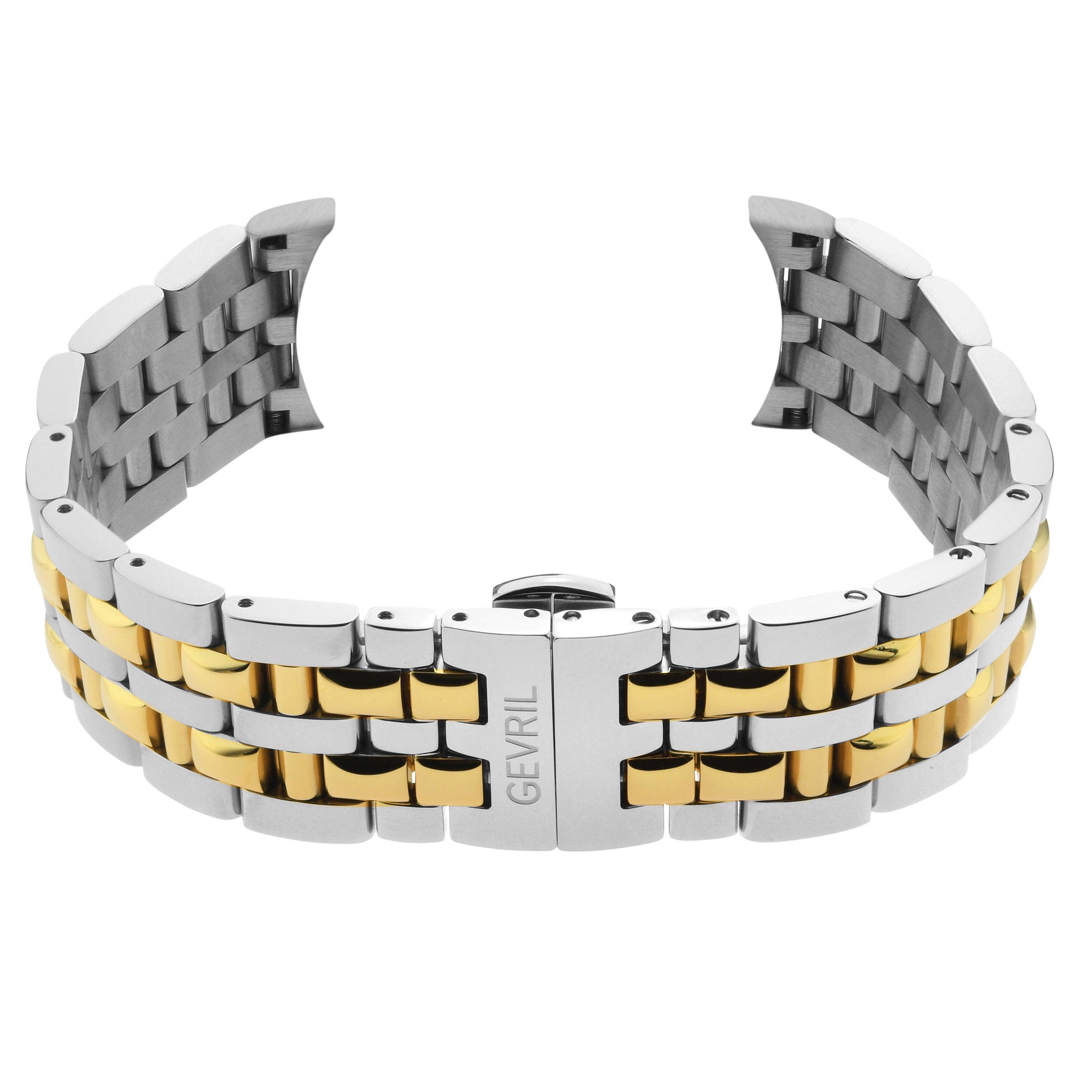 Gevril-Luxury-Swiss-Watches-Gevril Madison 20MM Metal Bracelet-GEV20.44.M