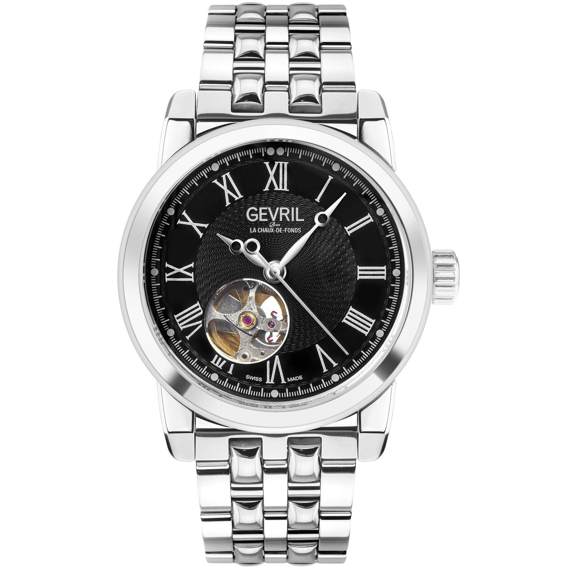 Gevril-Luxury-Swiss-Watches-Gevril Madison Open Heart-