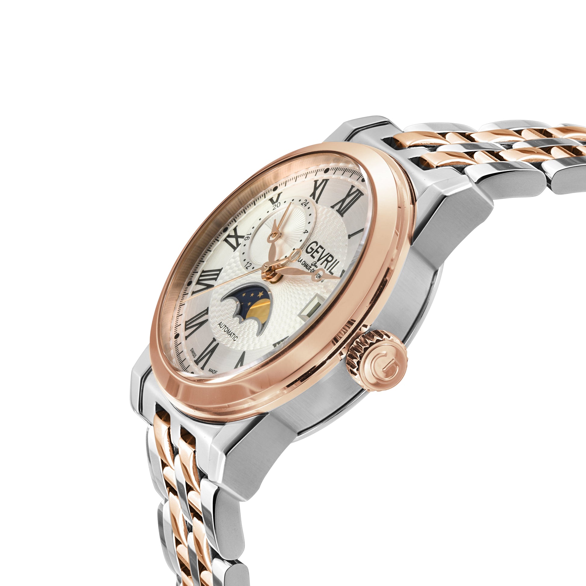 Gevril-Luxury-Swiss-Watches-Gevril Madison Swiss Automatic - Moon Phase-2593