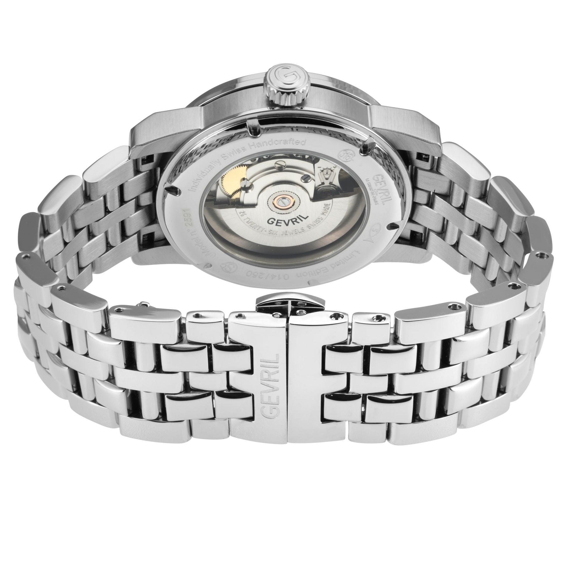 Gevril-Luxury-Swiss-Watches-Gevril Madison Swiss Automatic - Moon Phase-