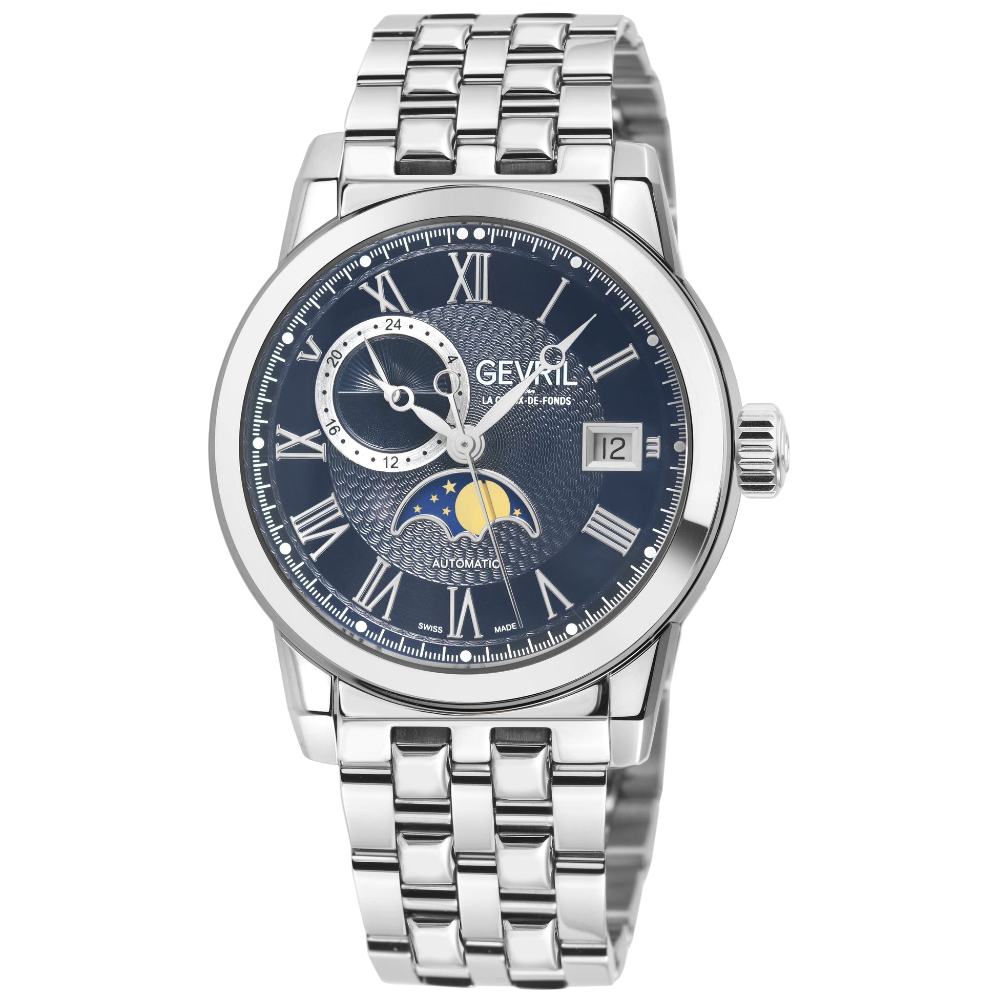 Gevril Madison Swiss Automatic Moon Phase