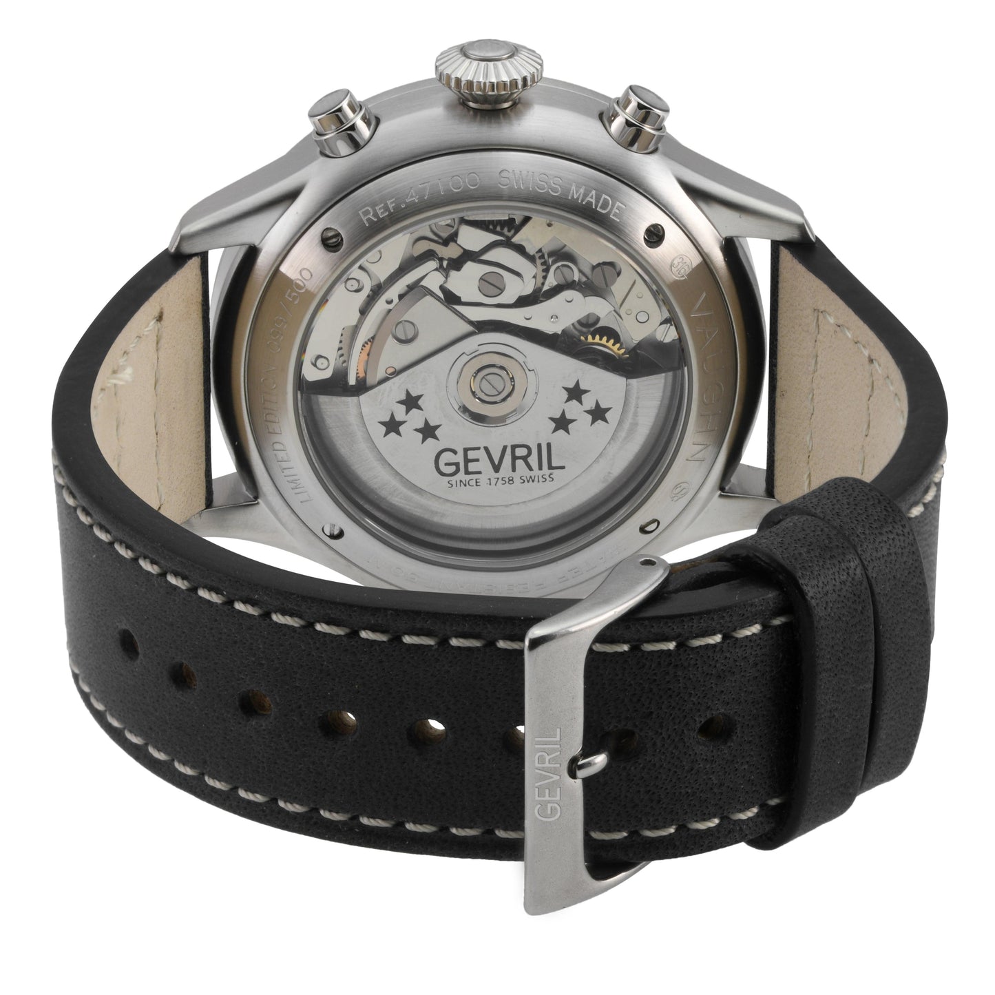 Gevril-Luxury-Swiss-Watches-Gevril Vaughn Chronograph - Pilot-47100-1