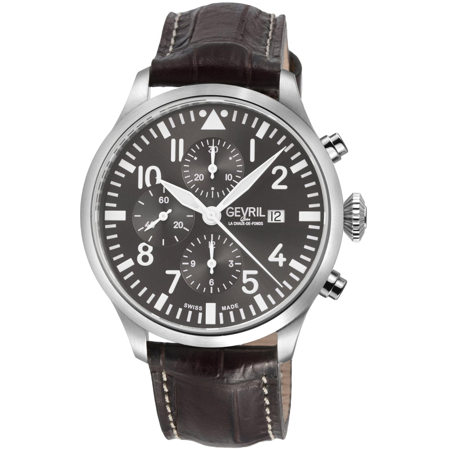 Gevril-Luxury-Swiss-Watches-Gevril Vaughn Chronograph - Pilot-47102-1
