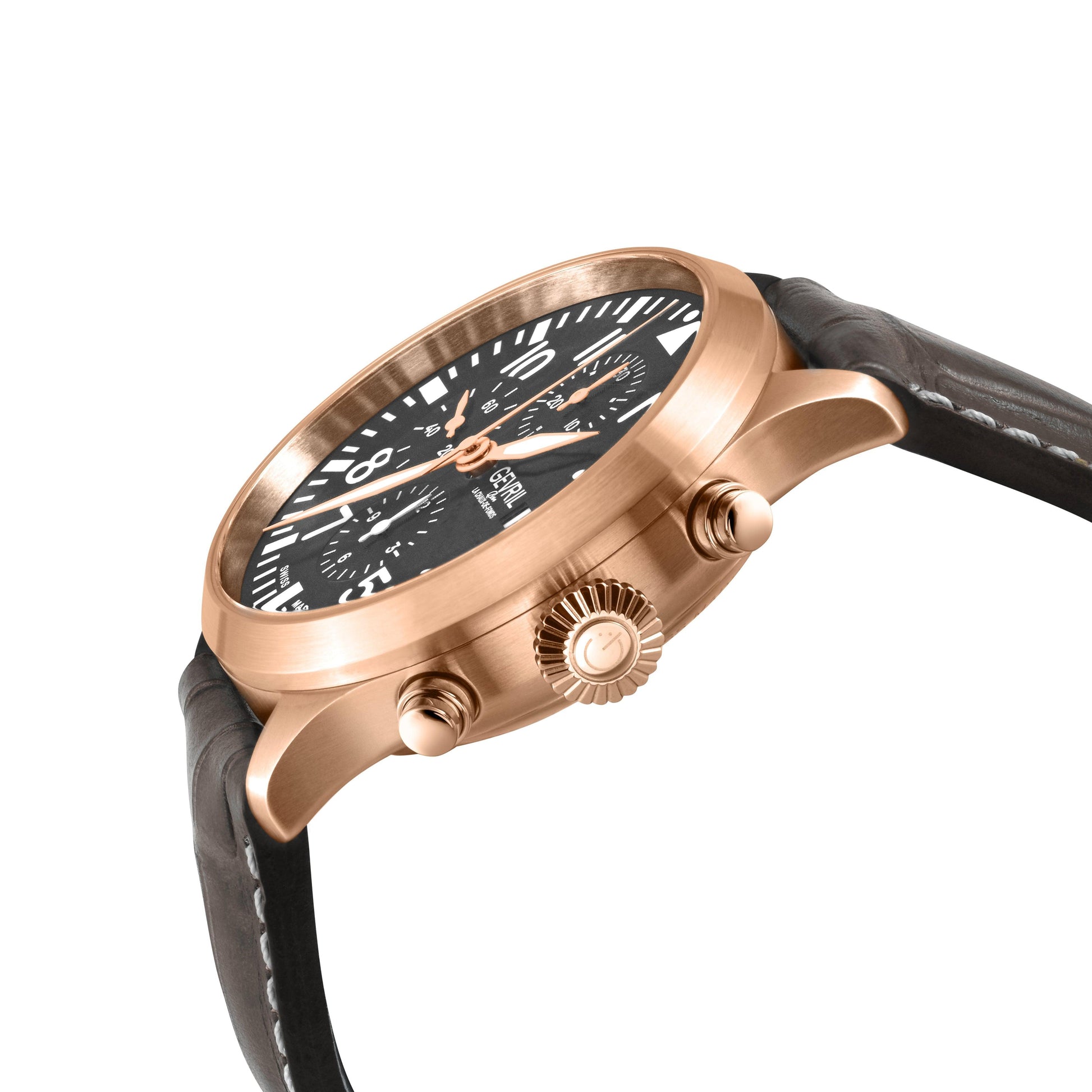 Gevril-Luxury-Swiss-Watches-Gevril Vaughn Chronograph - Pilot-