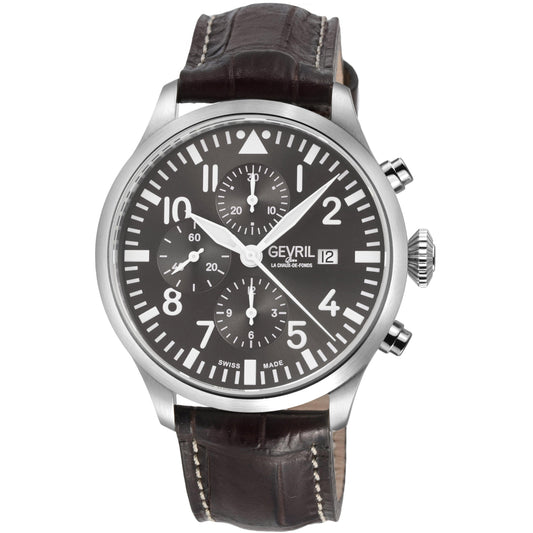 Gevril-Luxury-Swiss-Watches-Gevril Vaughn Chronograph - Pilot-