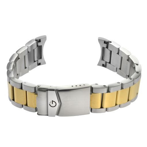 Gevril-Luxury-Swiss-Watches-Gevril Wall Street 22MM Metal Bracelet-GEV22.44.AM.W