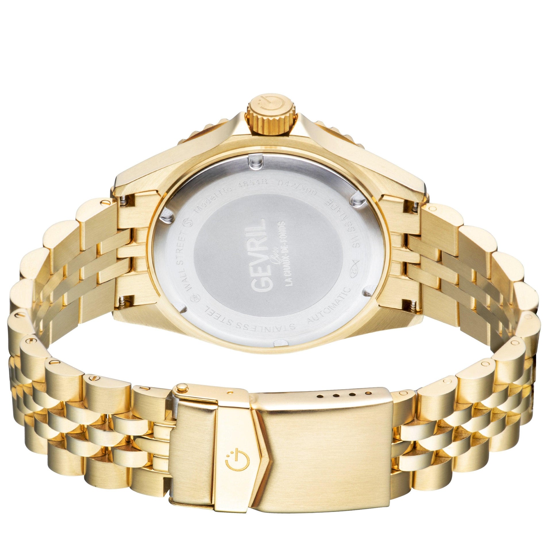 Gevril-Luxury-Swiss-Watches-Gevril Wall Street - Ceramic Bezel-4854B