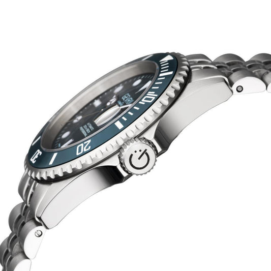 Gevril-Luxury-Swiss-Watches-Gevril Wall Street - Ceramic Bezel-