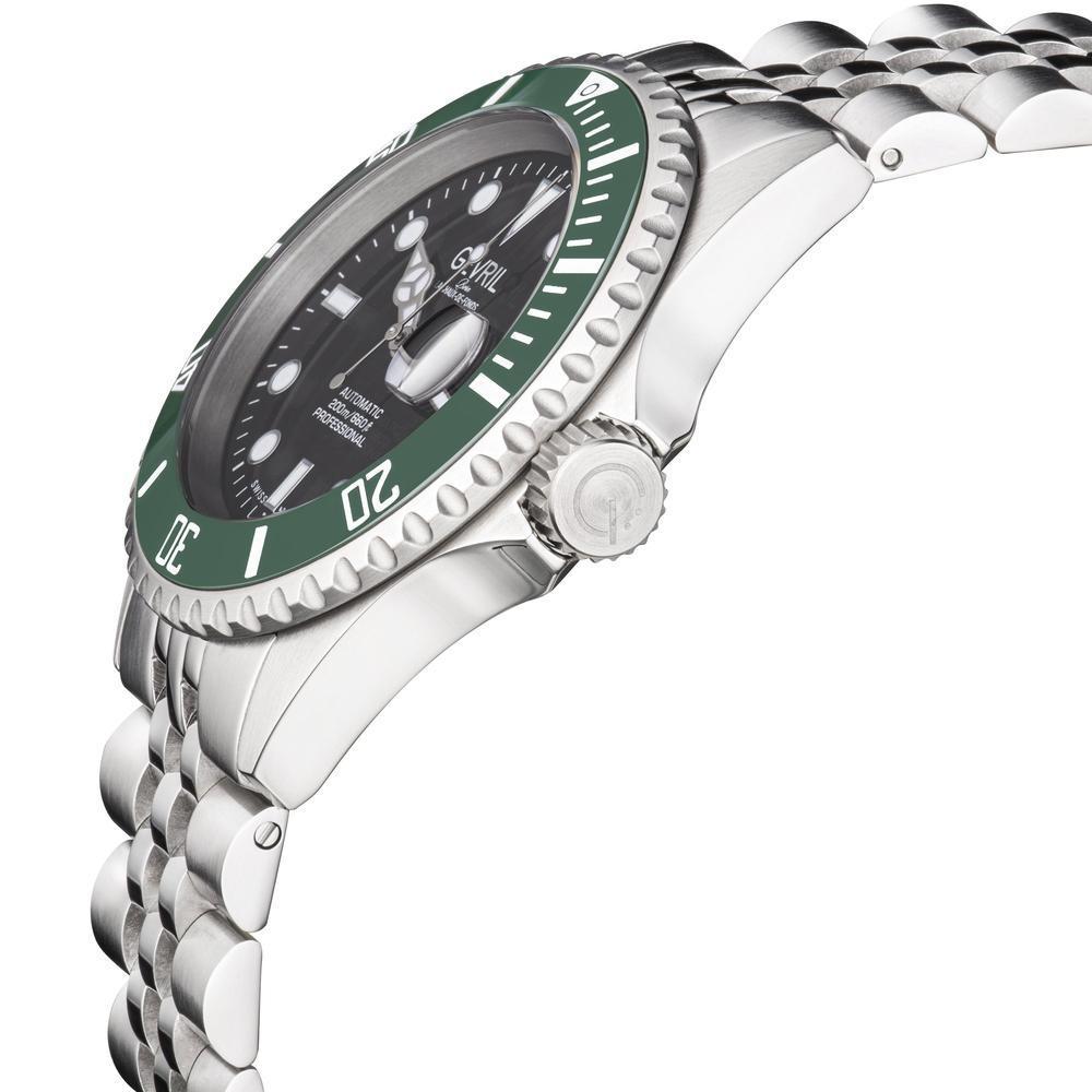 Gevril-Luxury-Swiss-Watches-Gevril Wall Street - Ceramic Bezel-