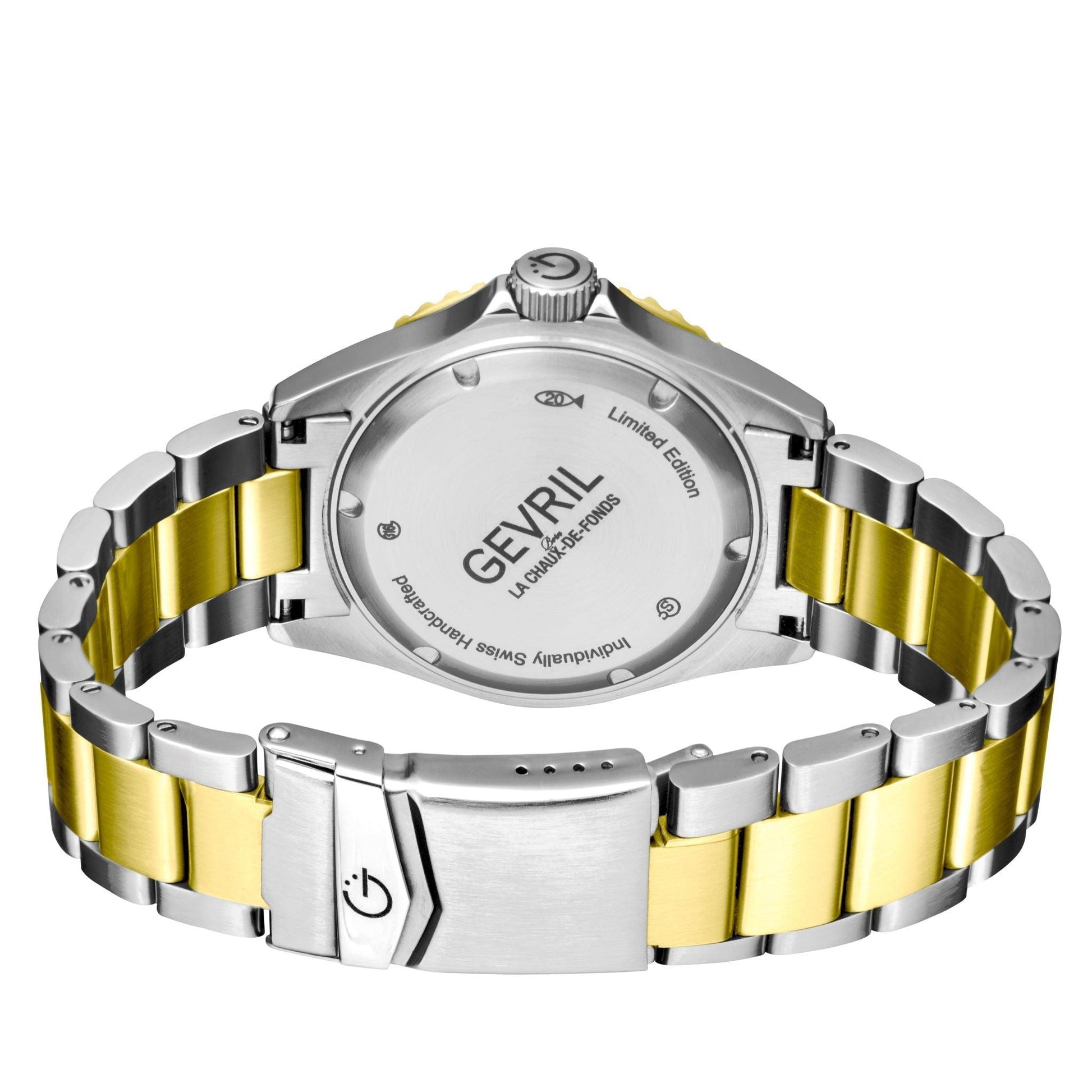 Gevril-Luxury-Swiss-Watches-Gevril Wall Street - Ceramic Bezel-