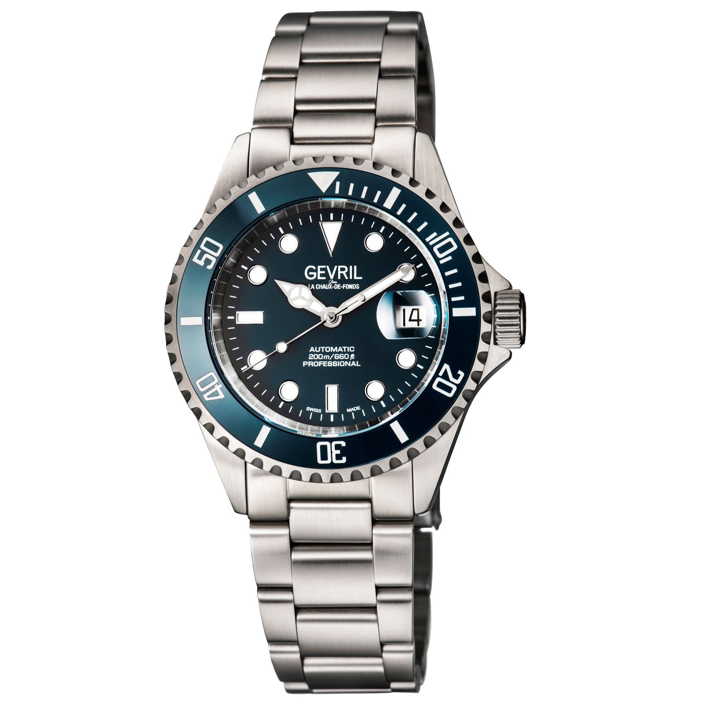 Gevril-Luxury-Swiss-Watches-Gevril Wall Street - Ceramic Bezel-