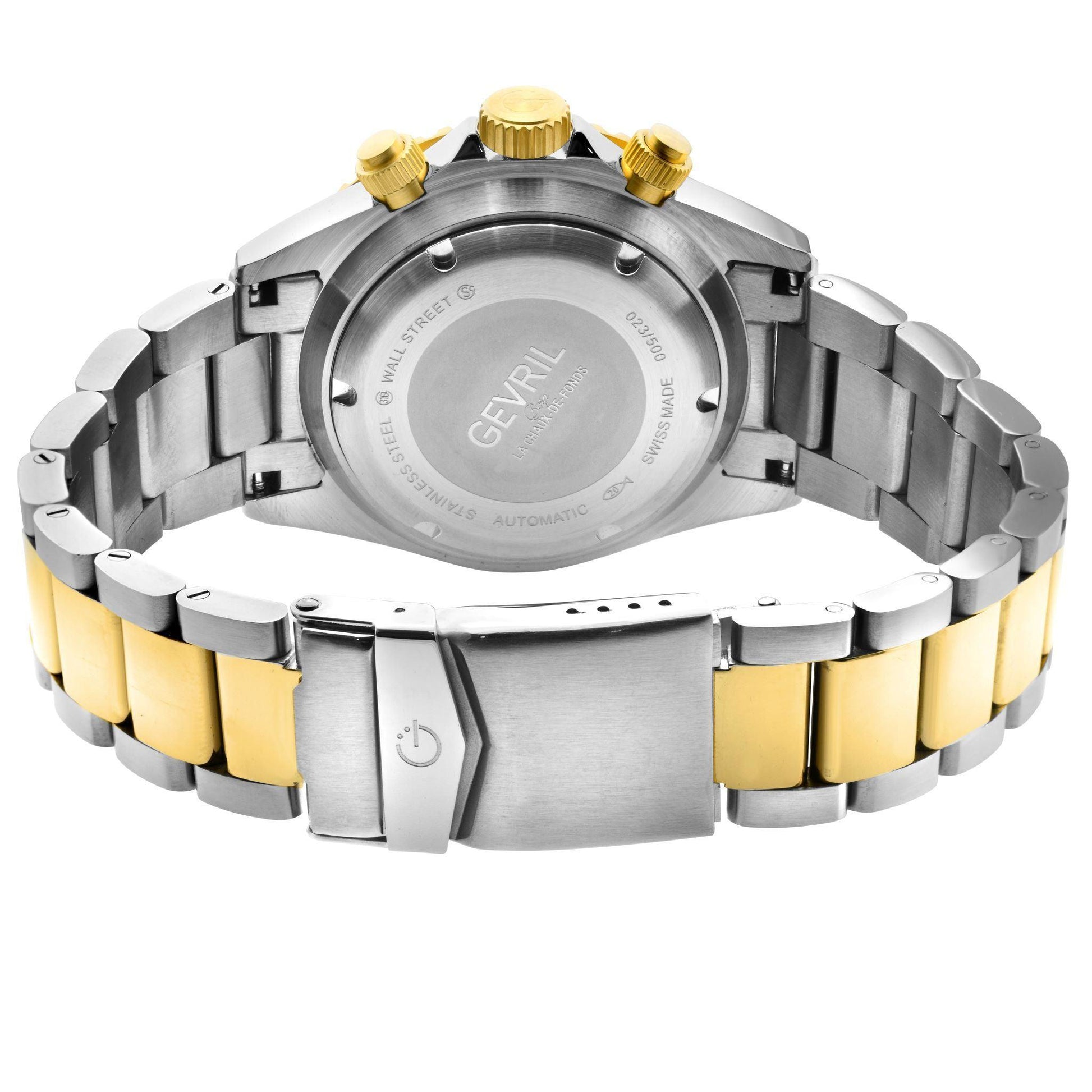 Gevril-Luxury-Swiss-Watches-Gevril Wall Street - Chronograph-