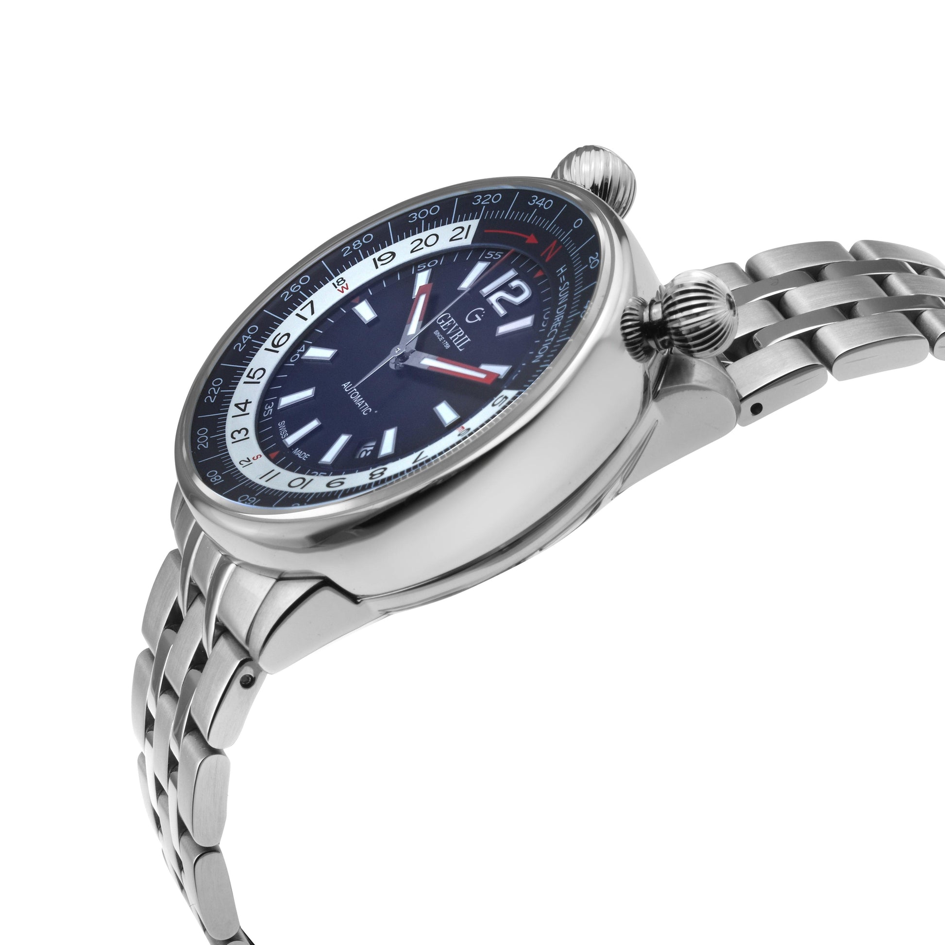 Gevril-Luxury-Swiss-Watches-Gevril Wallabout - Solar Compass-