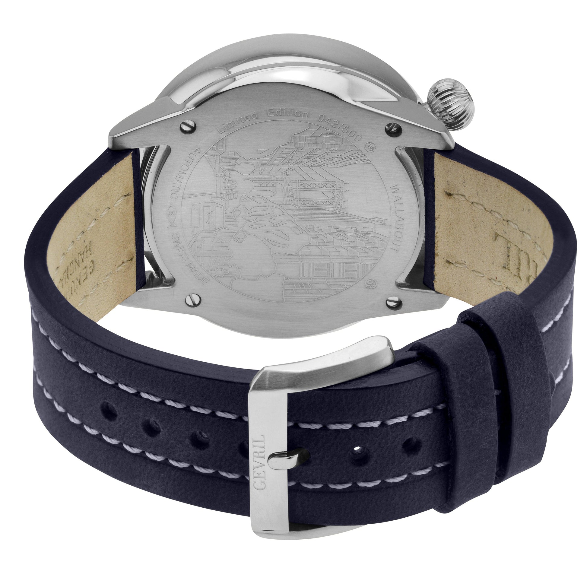 Gevril-Luxury-Swiss-Watches-Gevril Wallabout - Solar Compass-