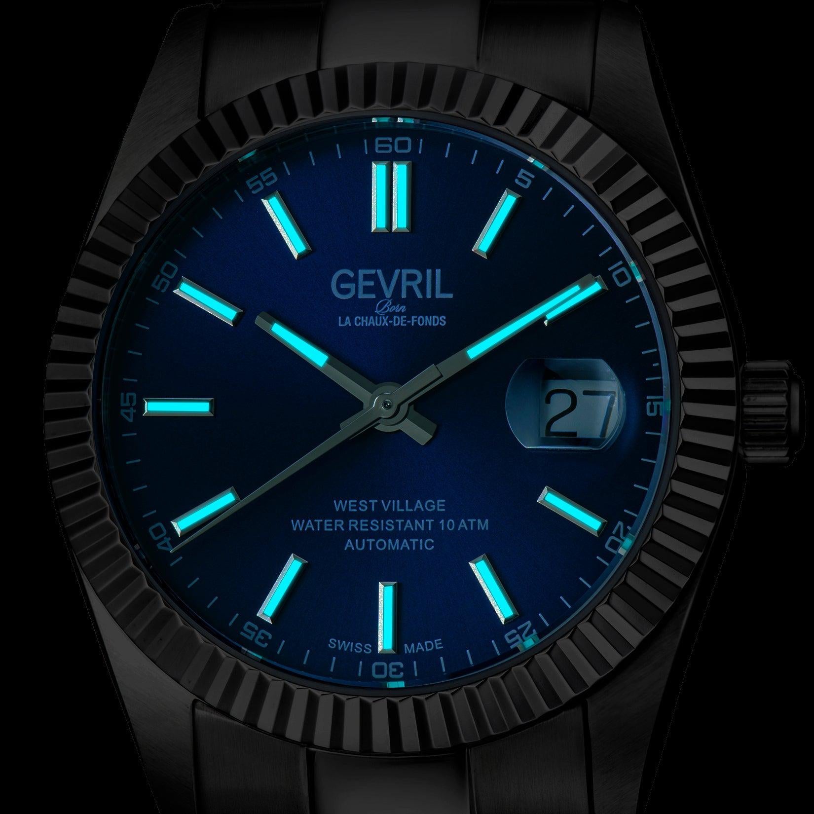 Gevril-Luxury-Swiss-Watches-Gevril West Village - Automatic-
